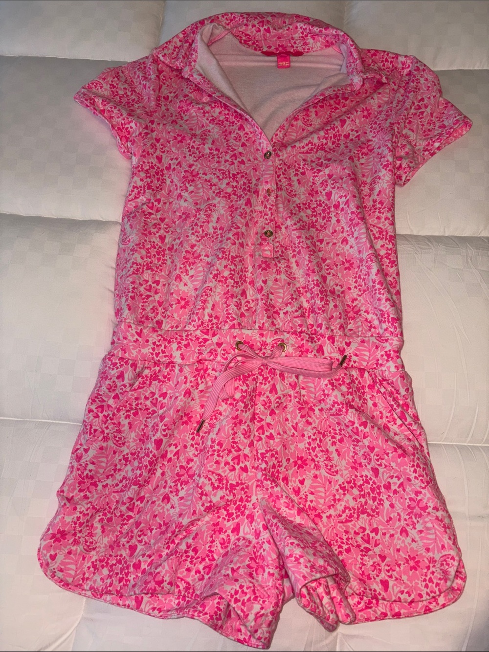 Lilly Pulitzer small Pink Floral Romper
